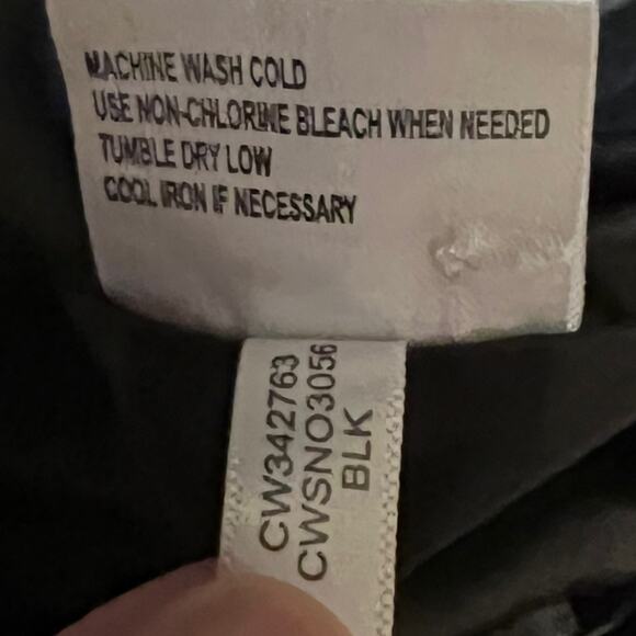 Calvin Klein Black Hooded Belted Trench Coat - Y2K Era Raincoat - Picture 8 of 12